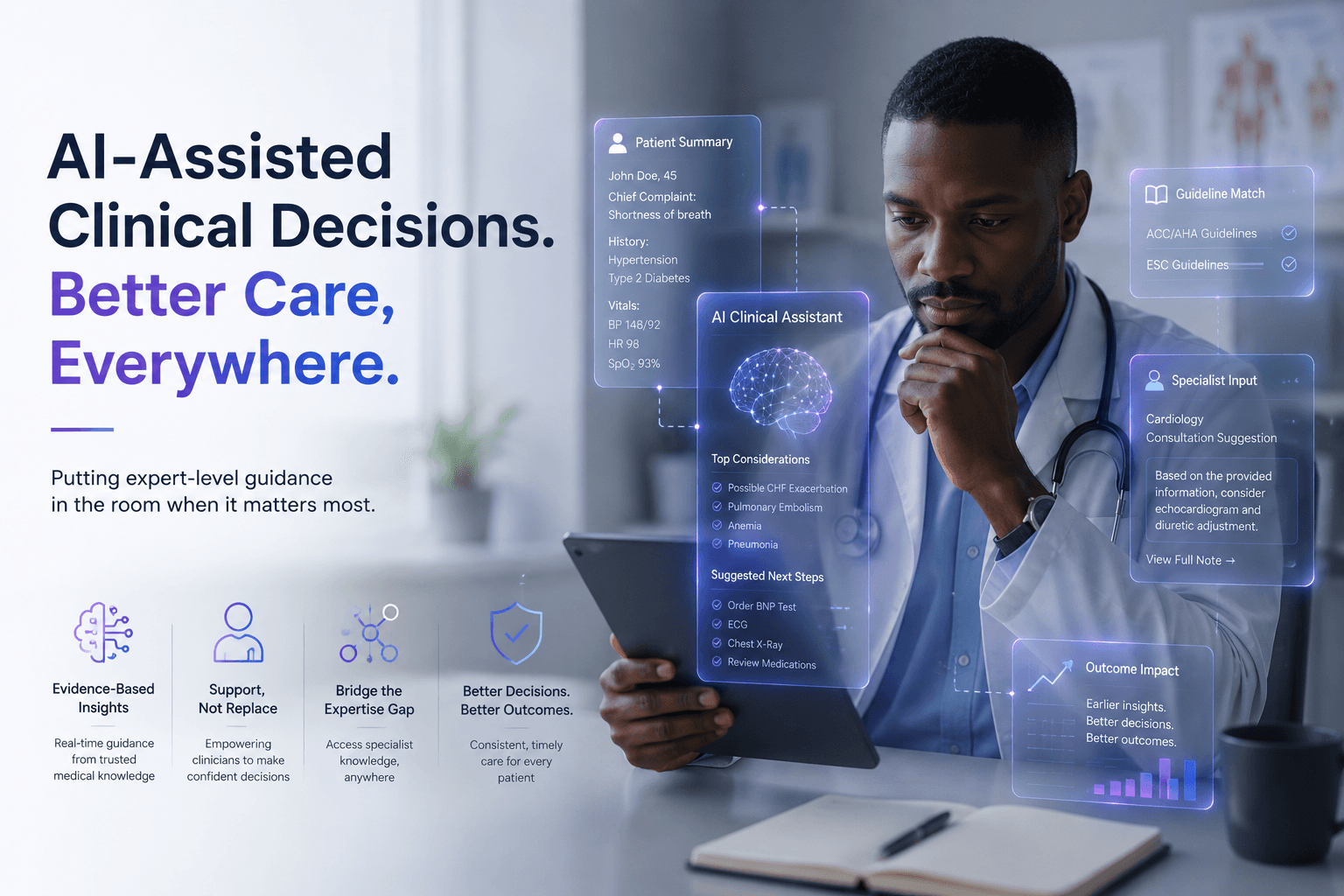 Closing the Specialist Gap: Bringing Clinical Expertise to Every Bedside